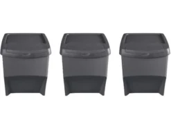Abfalleimer-Set, 3 Stück