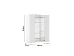 Acero Drehtürenschrank