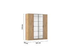 Acero Drehtürenschrank