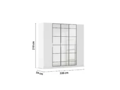 Acero Drehtürenschrank