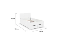 Aditio Beds Bett mit Unterbau