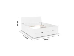 Aditio Beds Bett mit Unterbau