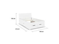 Aditio Beds Bett mit Unterbau
