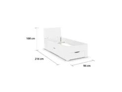 Aditio Beds Bett mit Unterbau
