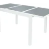 Alu-Gartentisch »Houston« weiß, 120-180 x 89 x 75 cm