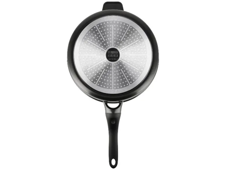 Aluguss-Schmorpfanne mit Deckel, Ø 28cm