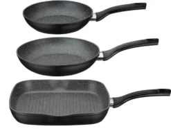 Aluminium-Pfannen-Set »Gourmet Granit«, 3-teilig