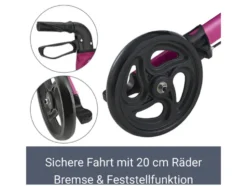 Aluminium Rollator »Vital«, klappbar