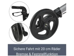 Aluminium Rollator »Vital«, klappbar