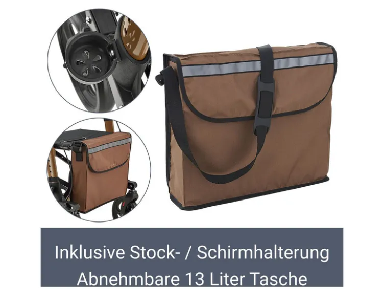Aluminium Rollator »Vital«, klappbar