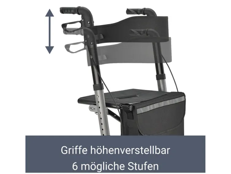 Aluminium Rollator »Vital«, klappbar