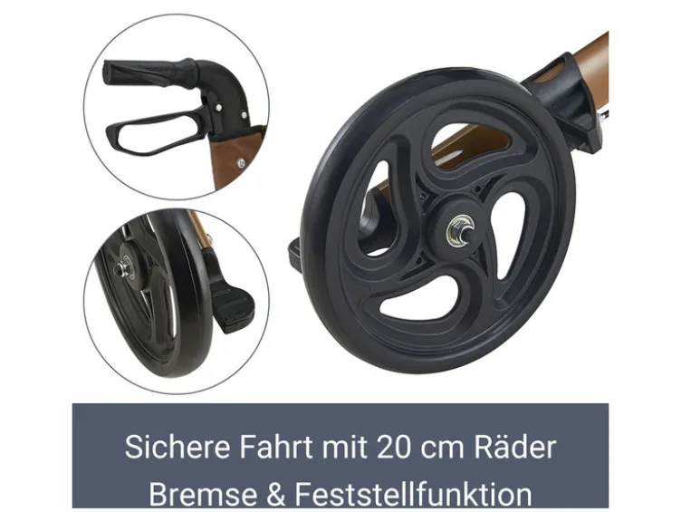 Aluminium Rollator »Vital«, klappbar