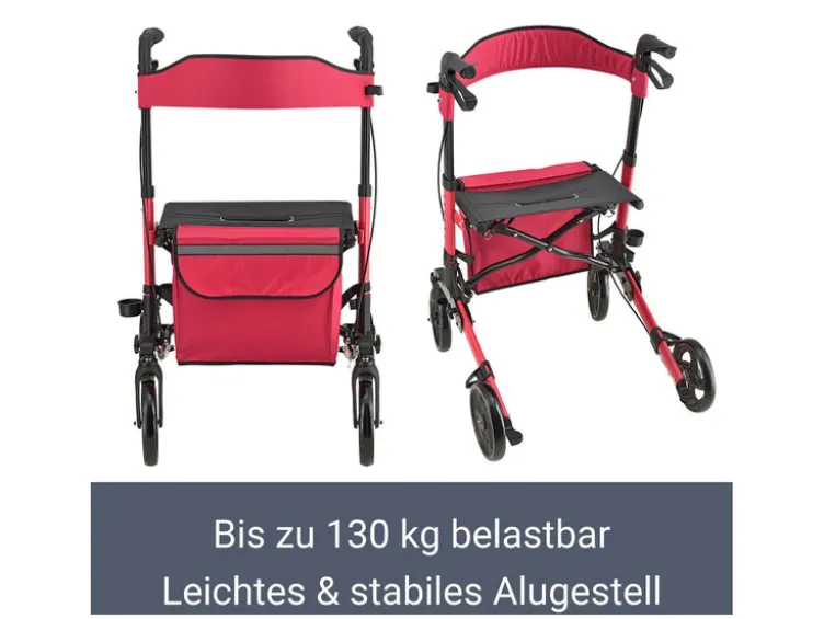 Aluminium Rollator »Vital«, klappbar