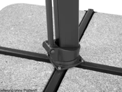 Ampelschirm »Rhodos Smart«, 300 x 300 cm, mit Kurbelsystem