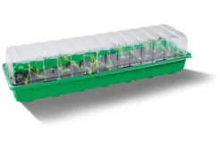 Anzuchtkasten-Set, mit 20 Pflanzplätzen je Schale