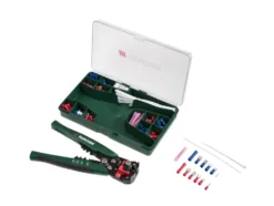 Automatik-Abisolier- und Crimpzangen-Set, mit 3-in-1-Funktion