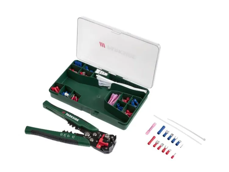Automatik-Abisolier- und -Crimpzangen-Set, 231-teilig