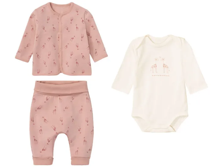 Baby Mädchen / Jungen Geschenkset, mit Bio-Baumwolle