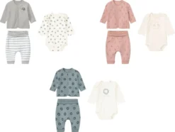 Baby Mädchen / Jungen Geschenkset, mit Bio-Baumwolle