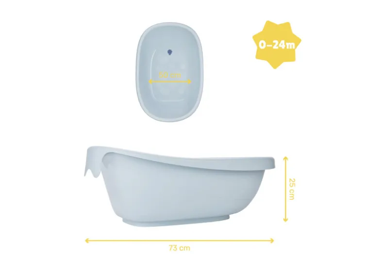 Badewanne »Kleiner Wal«, integrierter Abflussstopfen
