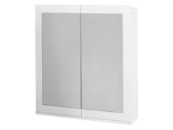 Badezimmer-Set »Basel«: Waschbeckenunterschrank & Spiegelschrank mit 6 Glas-Einlegeböden