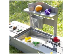 Balkonsandkasten mit Matschküche, 2in1