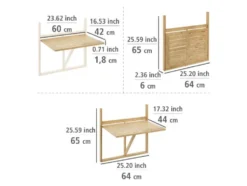 Bambus Balkon-Klapptisch »Waikiki«