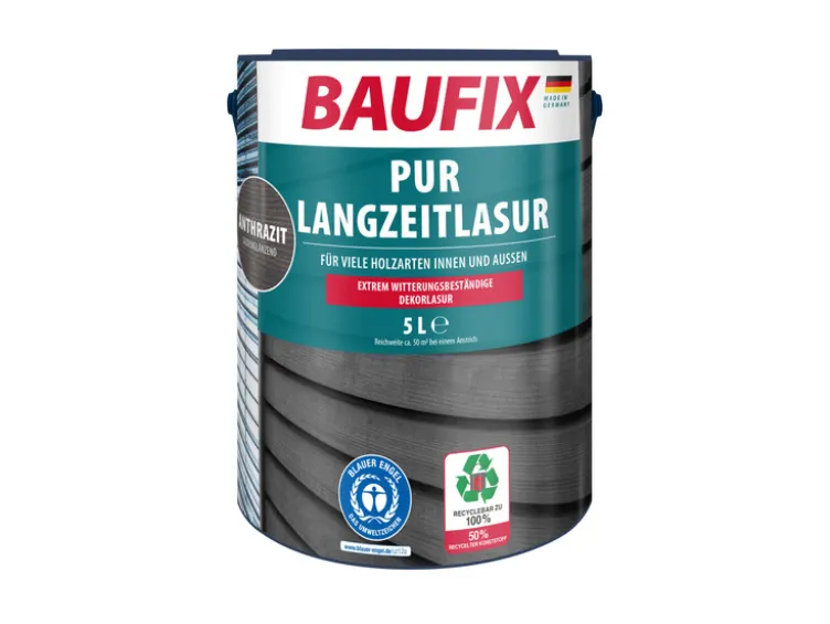 BAUFIX PUR-Langzeitlasur 5 Liter