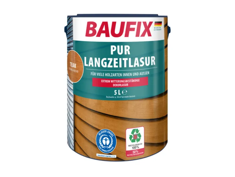 BAUFIX PUR-Langzeitlasur 5 Liter