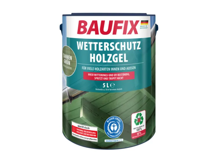 BAUFIX Wetterschutz-Holzgel, seidenglänzend