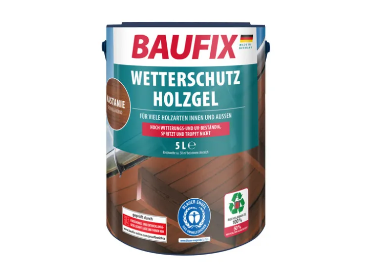 BAUFIX Wetterschutz-Holzgel, seidenglänzend