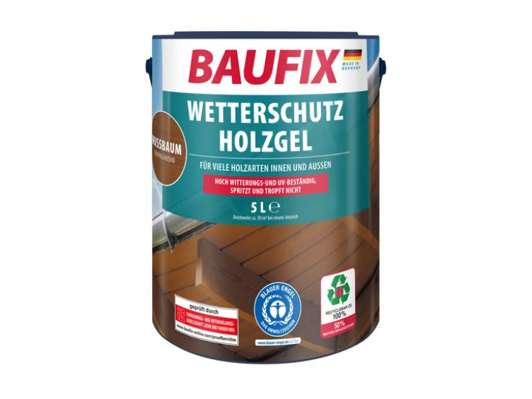 BAUFIX Wetterschutz-Holzgel, seidenglänzend