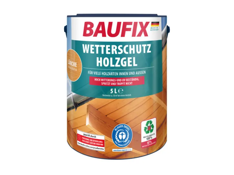 BAUFIX Wetterschutz-Holzgel, seidenglänzend