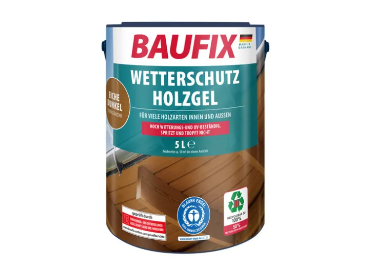 BAUFIX Wetterschutz-Holzgel, seidenglänzend