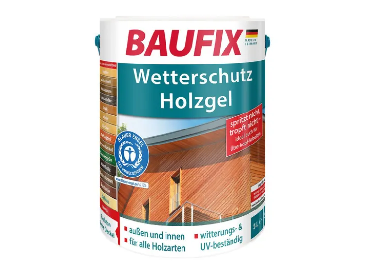 BAUFIX Wetterschutz-Holzgel, seidenglänzend