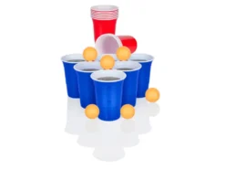Beer Pong, wiederverwendbar, mit praktischen Markierungen