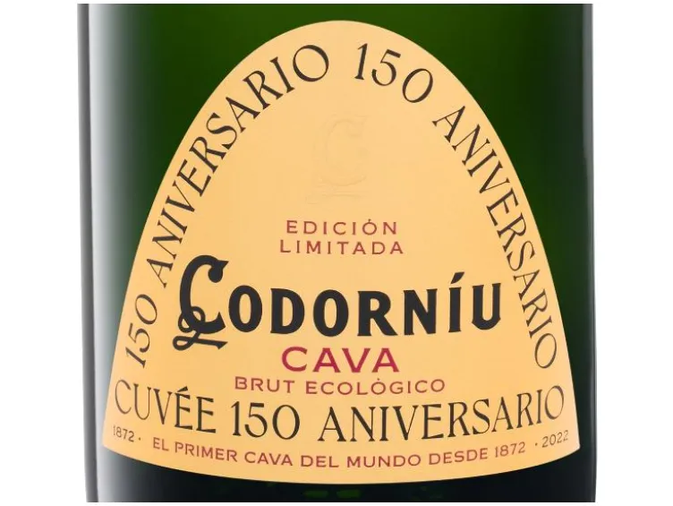 BIO Codorniu Cava Edición Limitada Cuvée 150 Anniversario brut vegan, Schaumwein