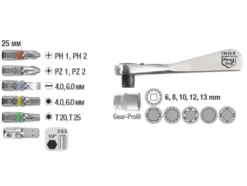 Bit-Box mit Gürtelclip, 17-teilig
