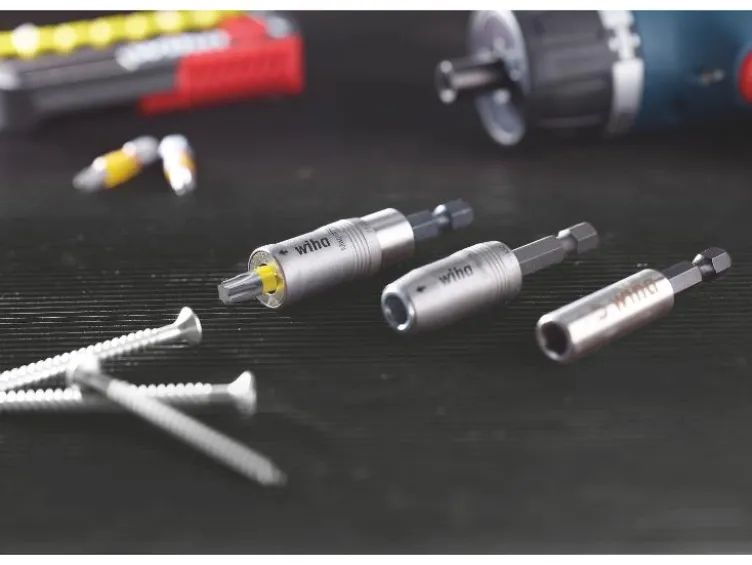 Bithalter »CentroFix Force« 1/4", magnetisch, mechanisch verriegelbar