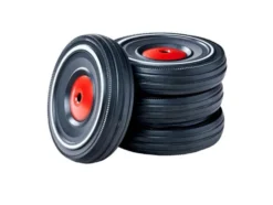 Bobby Car Flüsterräder »Whisper Wheels«, rot/schwarz