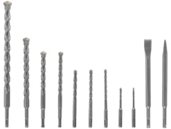Bohrersortiment für Stein, Ziegel und Leichtbeton