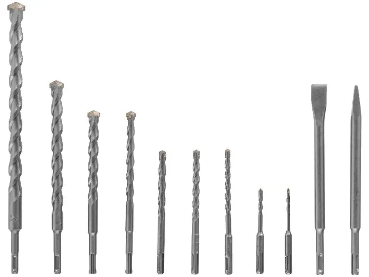 Bohrersortiment für Stein, Ziegel und Leichtbeton