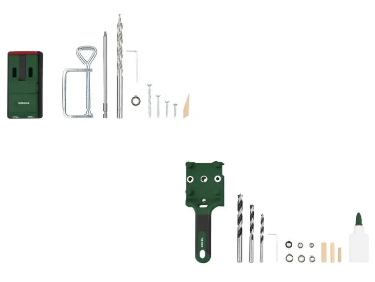 Bohrschablonen-Set / Bohr- und Dübel-Set