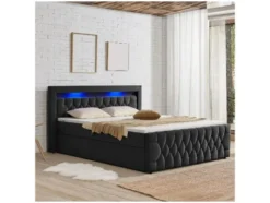 Boxspringbett Leona Samt