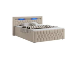 Boxspringbett Leona Samt