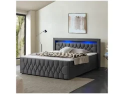 Boxspringbett Leona Samt