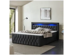 Boxspringbett Leona Samt