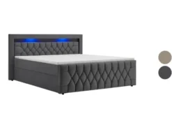 Boxspringbett Leona Samt