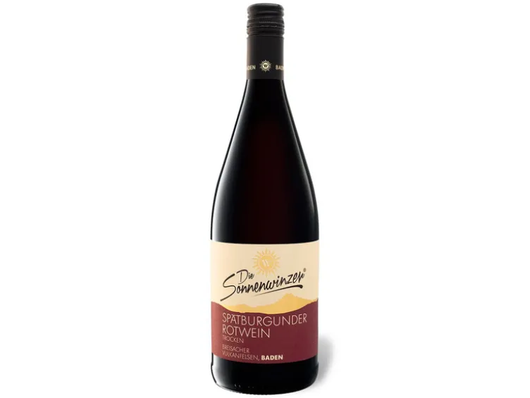 Breisacher Vulkanfelsen Spätburgunder QbA trocken, Literflasche, Rotwein