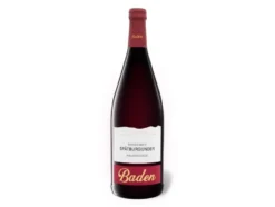 Breisgauer Spätburgunder QbA halbtrocken, Literflasche, Rotwein 2024